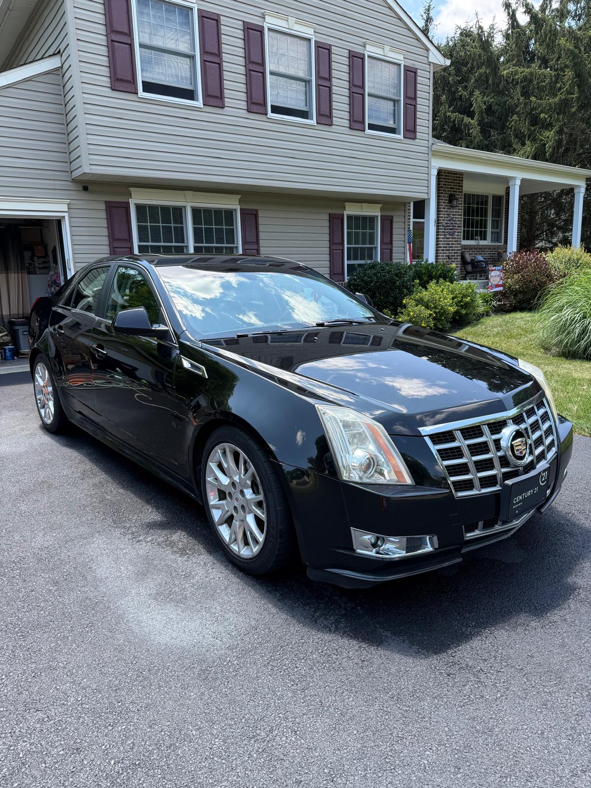 Detailed black Cadillac CTS